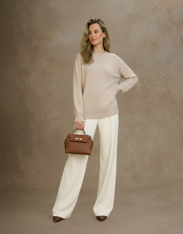 Round-Neck Skinny Sweater