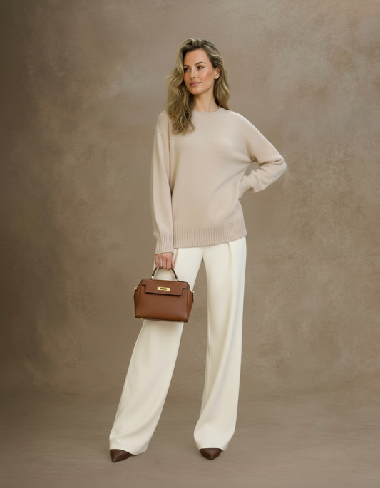 Round-Neck Skinny Sweater