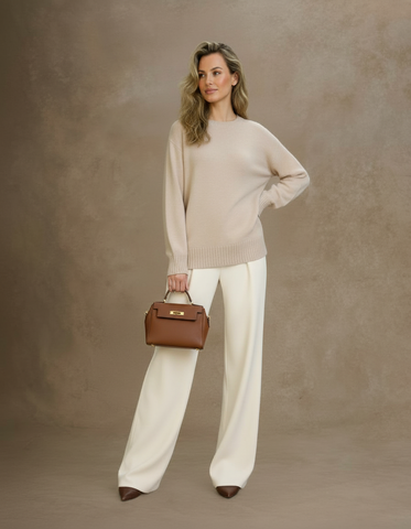 Round-Neck Skinny Sweater