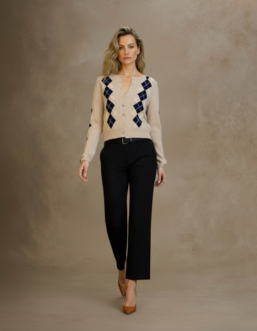 Geometric Printing Daily Cardigan