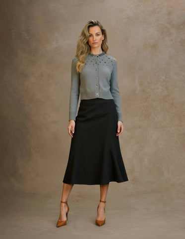 Women's Autumn Sweater 2025 Simple Decent Plain Long Sleeve Round Neck Button Front Regular Fit Basics Sweater