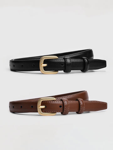 Women Fashion Belt 2025 Elegant Casual Daily Wear Genuine Leather Belt Stylish Adjustable Must Have Accessory