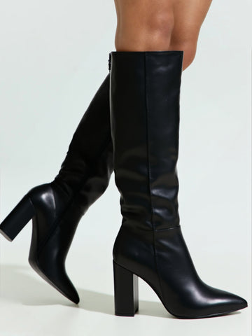 2025 Fall Winter Women White Knee High Boots Fashion Stylish Comfortable Casual Wear Outdoor NonSlip Warm Cold Weather Boots