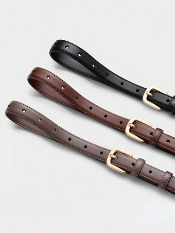 Women Fashion Belt 2025 Elegant Casual Daily Wear Genuine Leather Belt Stylish Adjustable Must Have Accessory