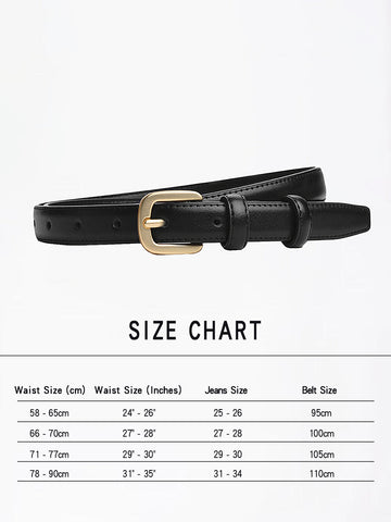 Women Fashion Belt 2025 Elegant Casual Daily Wear Genuine Leather Belt Stylish Adjustable Must Have Accessory