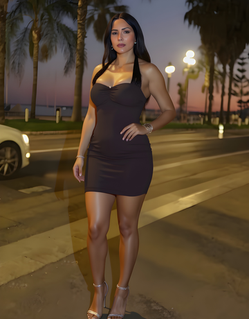 Women's Autumn Dresses 2025 Classic Chic Plain Sleeveless Square Neck Fitting Slim Casual Vacation Dresses