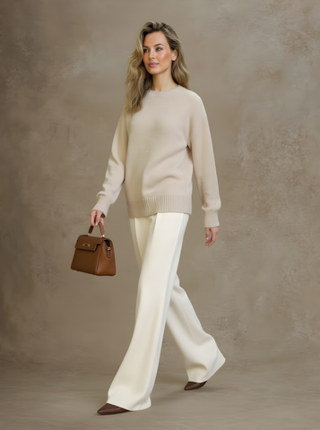 Round-Neck Skinny Sweater