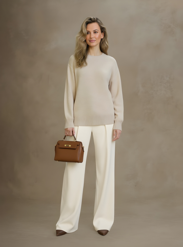 Round-Neck Skinny Sweater