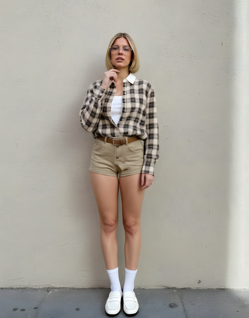 Women's Shorts Autumn Fashion Solid Color High Waist Sashes Pockets Button Asymmetrical Daily Shorts