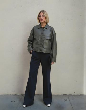 Women's Jackets Autumn Winter Daily Basic Plain Long Sleeve Shirt Collar Single Breasted Casual Jackets