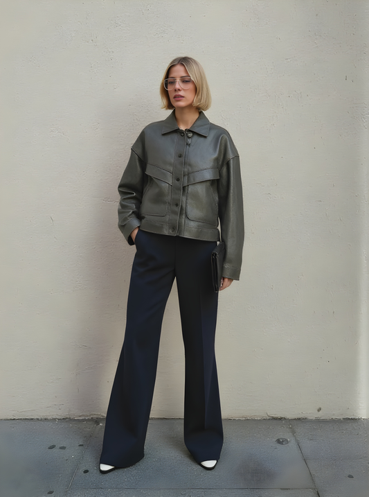 Women's Jackets Autumn Winter Daily Basic Plain Long Sleeve Shirt Collar Single Breasted Casual Jackets