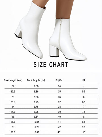 Women 2025 Fashion White Casual Boots Stylish Comfortable Lightweight Versatile Trendy Winter Ankle Booties Waterproof