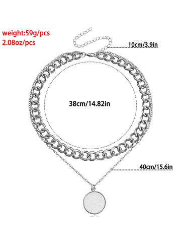 2025 Fashion Gold Layered Necklace Set for Women Elegant Statement Luxury Chic Everyday Fine Layering Necklaces Jewelry