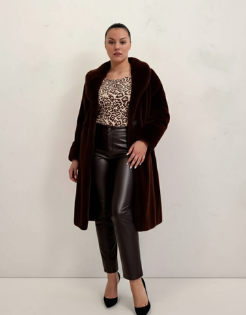 Plus Size  2025 Women's Coats Autumn Winter Comfortable Solid Color Long Sleeve Open Front Daily Plush Coats