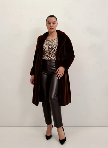 Plus Size  2025 Women's Coats Autumn Winter Comfortable Solid Color Long Sleeve Open Front Daily Plush Coats