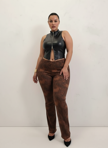 Plus Size Women's Pants All Season Fashion Simple Solid Color Daily Basic Full Length Slim Pants