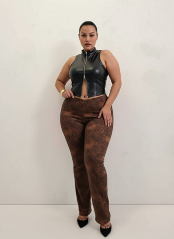 Plus Size Women's Pants All Season Fashion Simple Solid Color Daily Basic Full Length Slim Pants