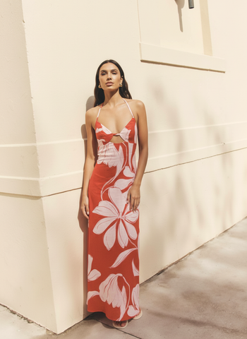 Women's Autumn Dresses Vacation Full Print Sleeveless Halter Neck Skinny Fit Daily Basic Mini Dresses