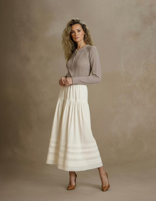 Women's Autumn Sweater 2025 Simple Decent Plain Long Sleeve Round Neck Lace-Up Regular Fit Basics Sweater