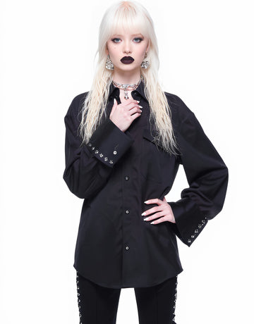 Loose Fit Casual Shirt Autumn Turn-down Collar Regular Length Women's Top Fashion Style Comfortable Loose Shirt