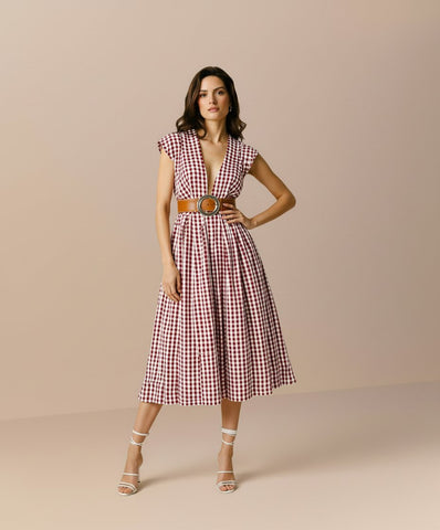 Casual Autumn Winter Dress V-Neck Sleeveless Midi Skirt Style Body-Fitting Women's Clothing Fashionable Trendy Long-Quality