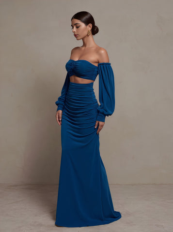 Casual One-Shoulder Skirt Suit For Autumn Fashionable Elegant Women's Ensemble Ideal For Various Occasions