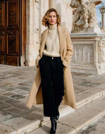 Autumn Trench Coat 2025 Women's Decent Plain Long Sleeve Shawl Collar Basics Long Trench Coat