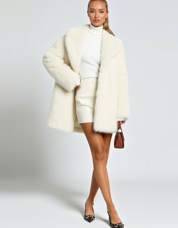 Women's Coats Fashion Elegant Winter Solid Color Long Sleeve Round-Neck Button Front Dating Coats For Women