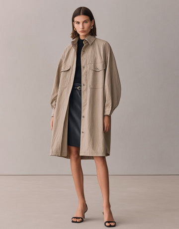 Casual Style Windbreaker Autumn Regular Length Top Women's Fashion Outerwear Practical And Stylish Coat