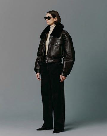 Fur One Women's Casual Style Winter Clothes Fur And Leather Integrated Outerwear