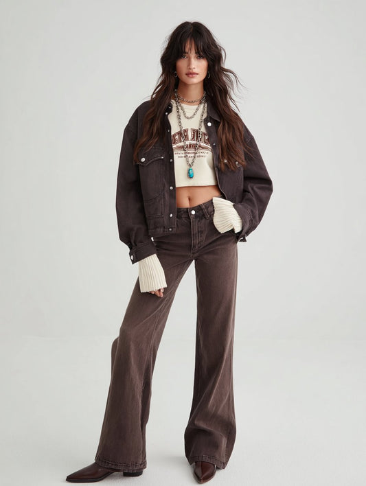 Casual Straight Leg Pants Full Length Fit Mid Waist Spring Dress Autumn Fashion Women's Bottom Wear Comfortable Trousers