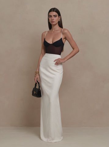 Autumn Tight Fit Midi A-Line Skirt Casual Style Regular Waistline Women's Fashion Half Skirts Casual A-Line Midi Skirt