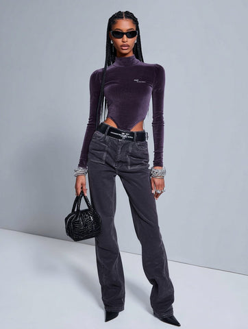 Women's T-Shirts Autumn Winter Fashion Daily 2025 Graceful Minimalist Plain Long Sleeve High Neck High Street T-Shirts