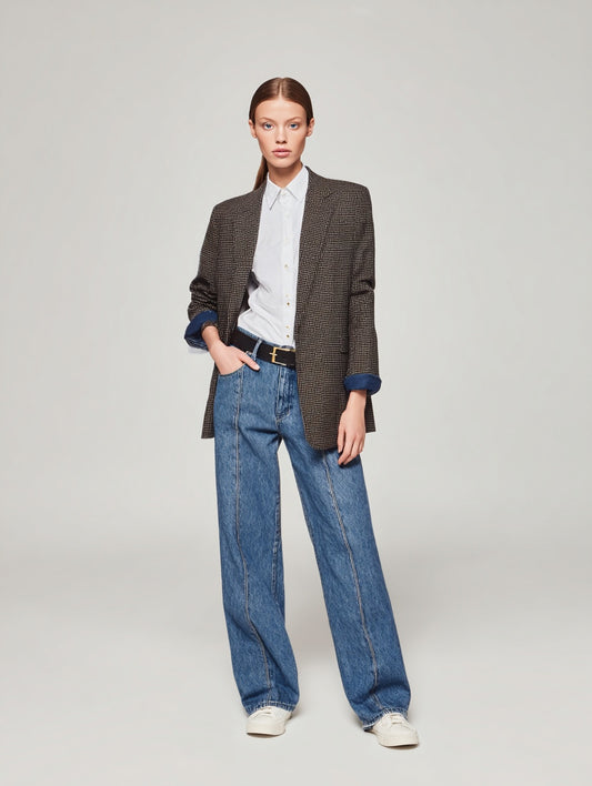 Women's Blazers Autumn Winter Fashion Daily 2025 Stylish Elegant Plain Long Sleeve Lapel Blazers