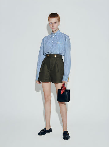 Women's Shirts Summer Fashion Daily 2025 Trendy Chic Striped Long Sleeve Turn-down Collar Casual Shirts