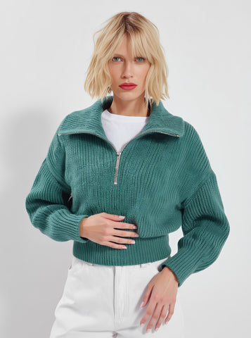 Winter Sweater Casual Fit Long Sleeve Straight Tube Cuff Collar Top Women's Fashion Comfortable Warm Knitwear