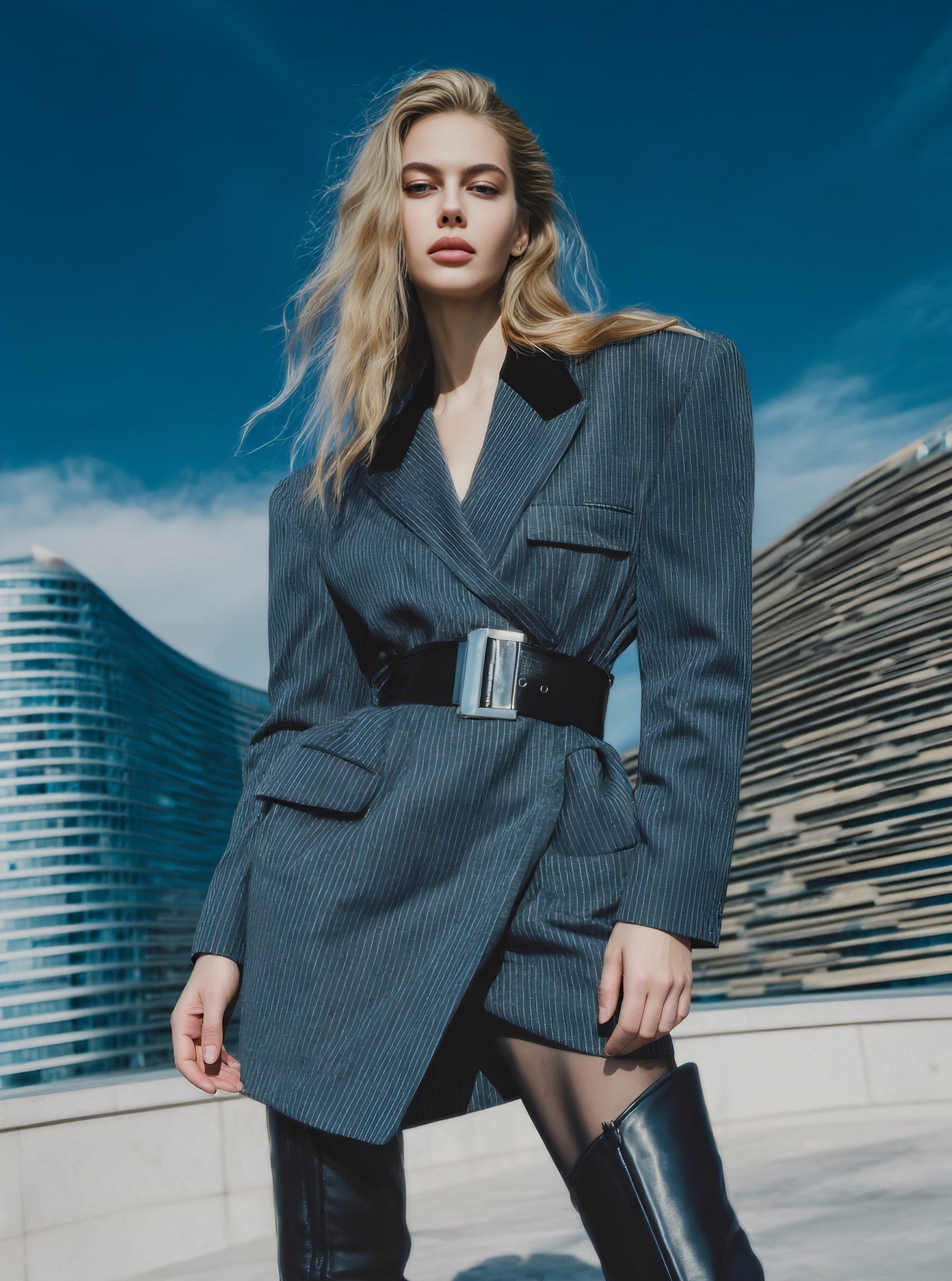 Autumn Casual Fit Long Sleeve Straight Tube Arm Women's Top Fashion Style Regular Length Classic Businesswear