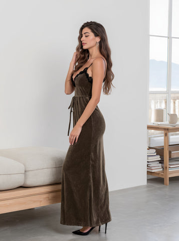 Casual Dress Autumn Mid-Length Skirt Strapless Fit Style Women's Clothing Fashionable Casual Gown