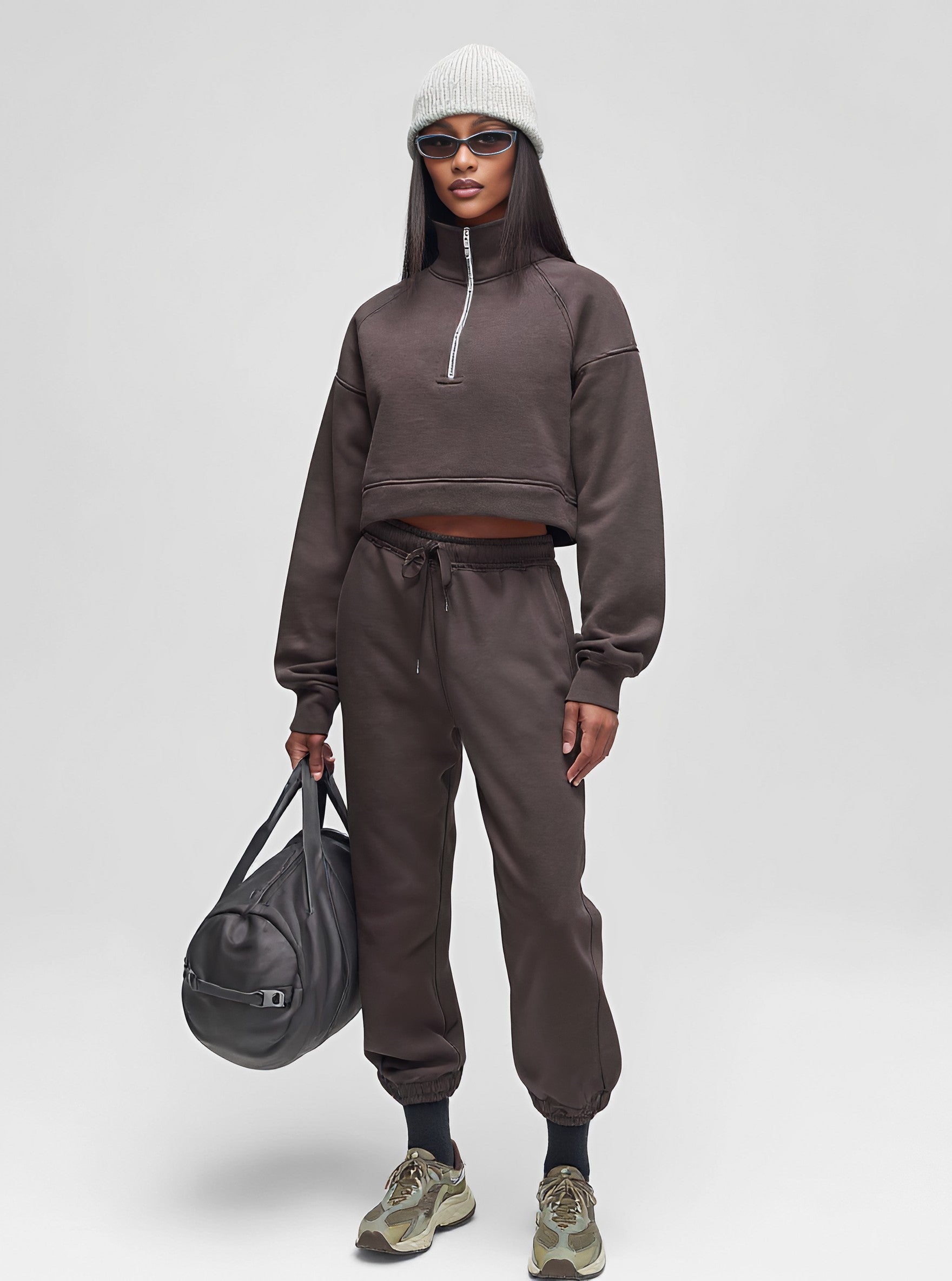 Autumn Winter Casual Fit Suit Trousers Women's Fashion Ensemble Long Pants Set Comfortable Style Clothing