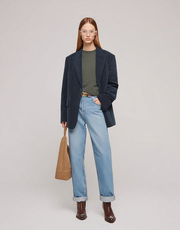 Women's Blazers Autumn Winter Fashion Daily 2025 Elegant Stylish Striped Long Sleeve Lapel Casual Blazers