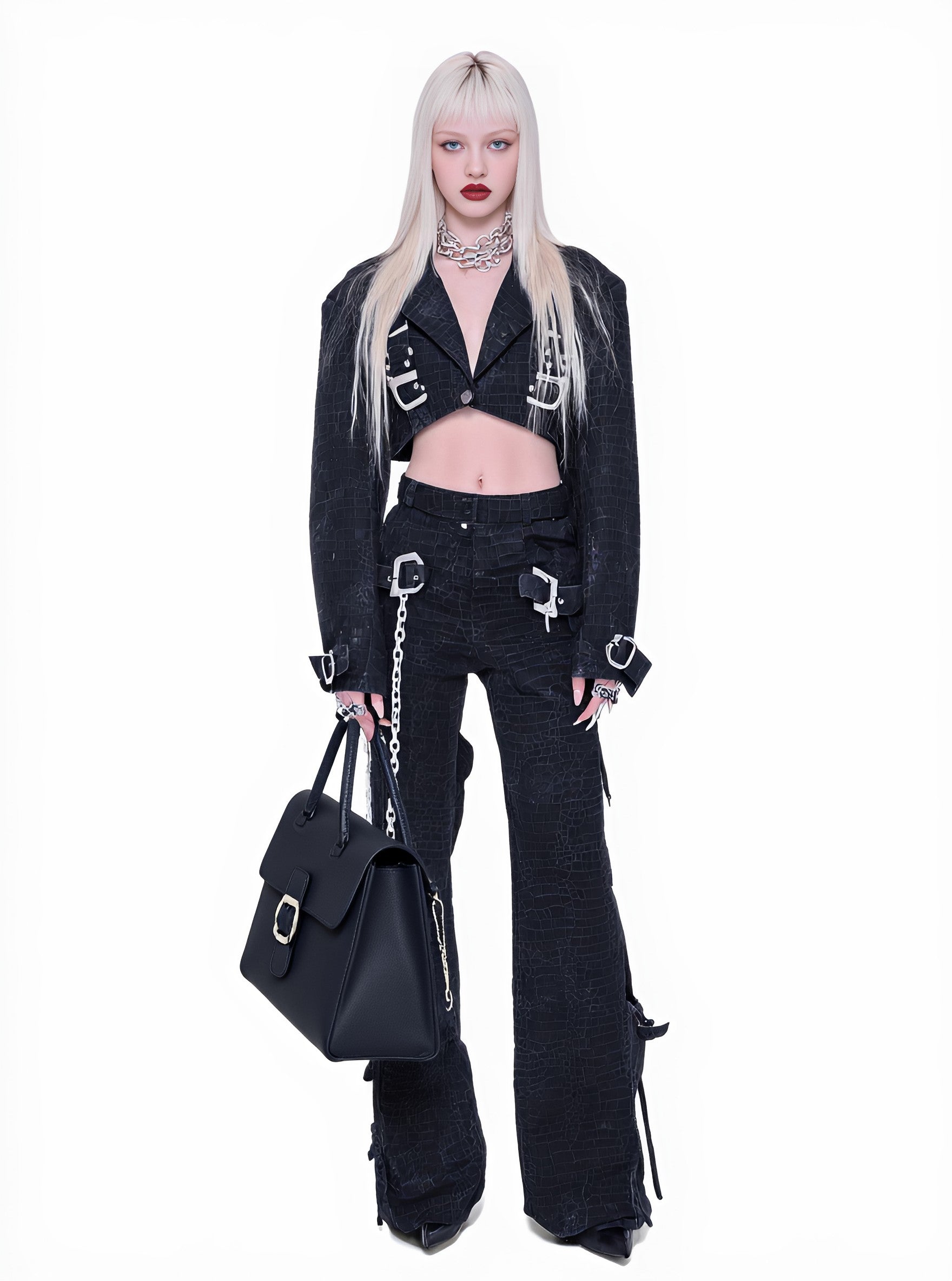 Casual Fit Suit Trousers Set Autumn Collection Comfortable Style Women's Fashion Long Pants Outfit Pair