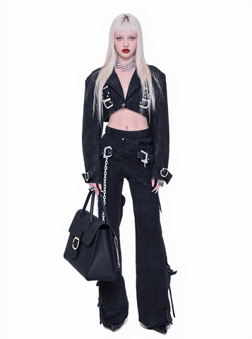 Casual Fit Suit Trousers Set Autumn Collection Comfortable Style Women's Fashion Long Pants Outfit Pair