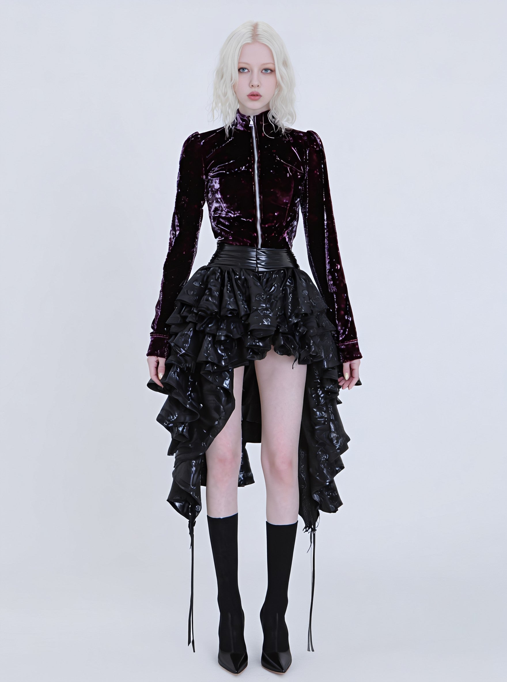 Casual Asymmetrical Short Skirt Regular Waistline Spring Autumn Women's Fashion Mini Skirts Comfortable Fit Skirts