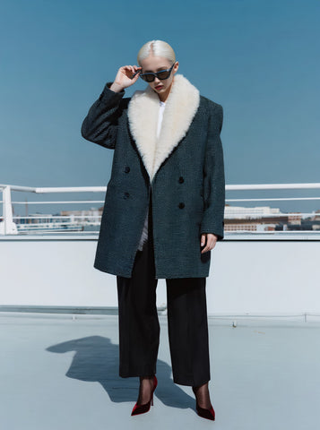 Casual Style Women's Coat Autumn Regular Length Top Fashion Outerwear for Ladies Comfortable Fit Casual Coat Double Breasted