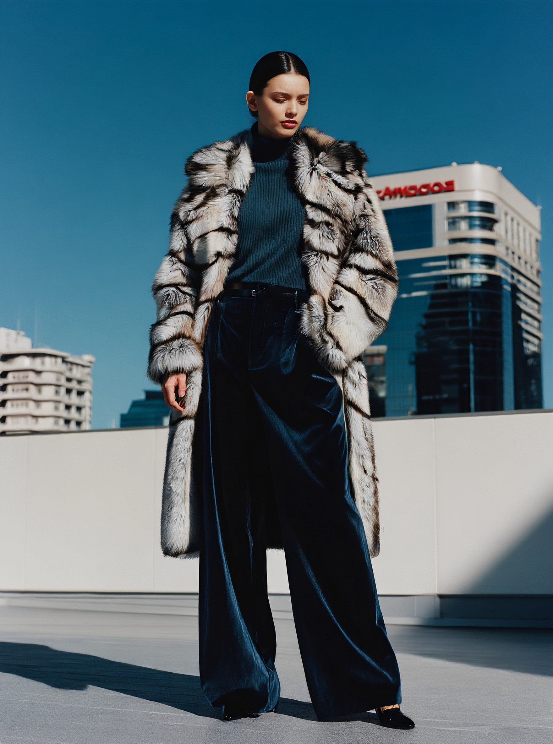 Casual Straight Leg Pants Full Length Mid Waist Autumn Fashion Women's Bottom Wear Comfortable Loose Trousers