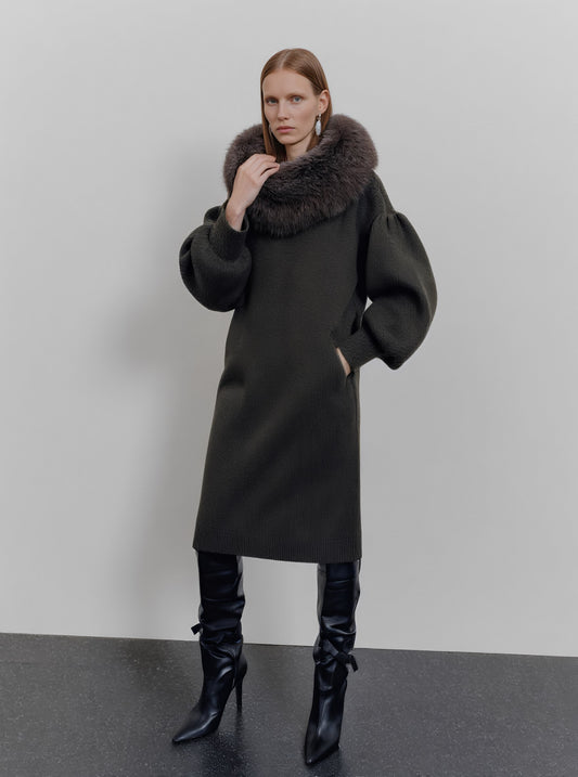 Loose Fit Long Sleeve Round Neck Sweater Winter Casual Straight Tube Sleeve Comfortable Length Regular Style Women's Top