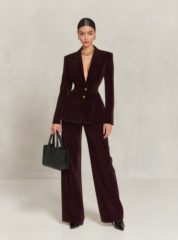 Autumn Blazers 2025 Women's Decent Plain Long Sleeve Shawl Collar Nipped Waists Office Lady Blazers