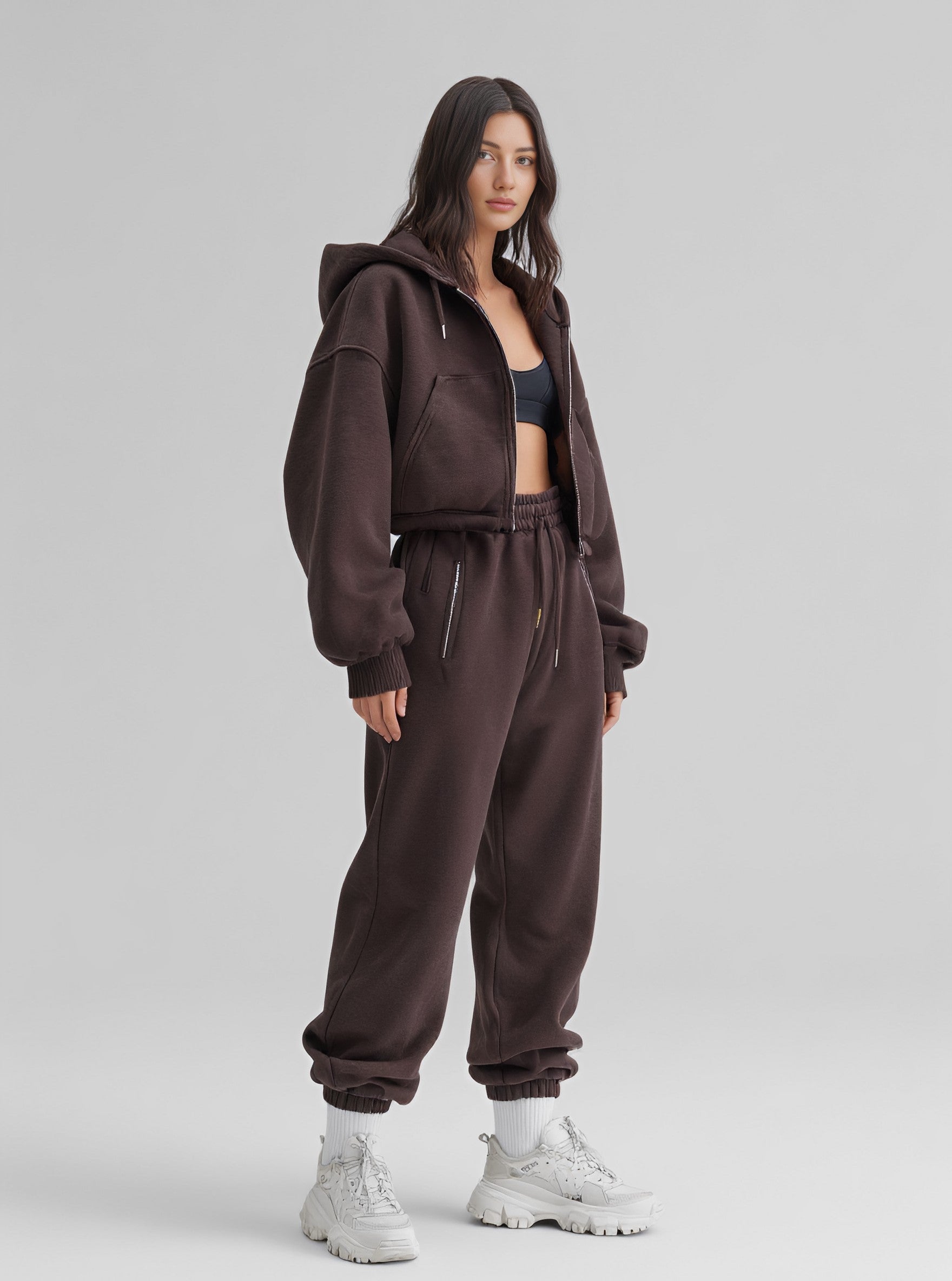 Autumn Winter Casual Fit Suit Trousers Women's Fashion Ensemble Long Pants Set Comfortable Style Clothing