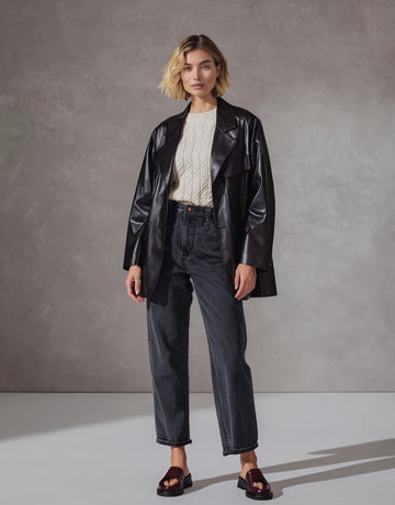 Fur Autumn Casual Style Outerwear Women's Top Coat Comfortable Fashionable Skin-friendly