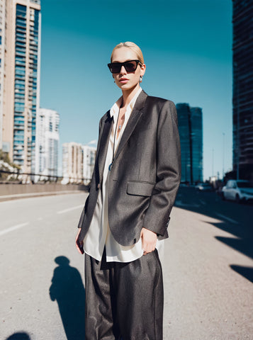 Loose Fit Long Sleeve Casual Style Women's Shirt Autumn Collection Straight Cut Sleeves Regular Length Top Fashion Trend